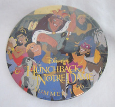 DISNEY'S HUNTCHBACK OF NOTRE DAME SUMMER 1996 BUTTON PIN picture