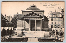 c1910s Paris France Chapelle Expiatoire Facade Antique Postcard picture