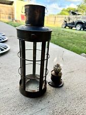 RARE vintage lantern oil lamp picture