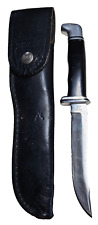 Vintage Buck 105 Pathfinder Knife & OG 105 Sheath-c1968-72-FREE USA SHIPPING picture