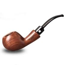 1pcs Classic Creative Pipe Solid Wood Smoking Craft Pipes Wooden Tobacco Cigar picture
