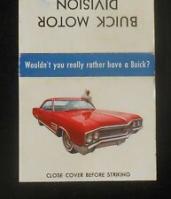 1965 Buick Motor Division Flint MI Genesee Co Matchbook Michigan picture