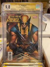 NEW AVENGERS #3 Wolverine VARIANT 2x Signed FINCH & COIPEL - CGC SS 9.8 picture