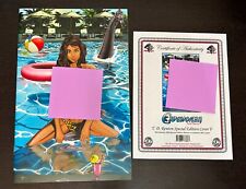CAVEWOMAN Pool Party #1 (Amryl Comics 2018) -- TD Renton VARIANT F picture