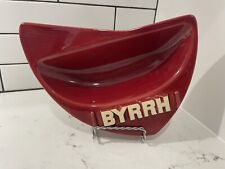 Vintage Byrrh Art Deco Ashtray Wine Aperitif Advertisement Maroon Red picture