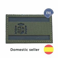SPANISH FLAG PATCH - 3.15 x 2 inches - hook and loop - reflective IR picture