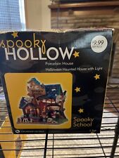 NEW Spooky Hollow Spooky School Light Up House 2003 Vintage. SEALED picture
