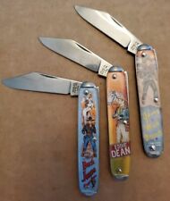 3 - NEW - Novelty Folding Knives - Buck Jones, Johnny Mack Brown, Eddie Dean USA picture