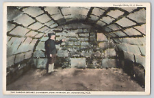 Postcard The Secret Dungeon, Fort Marion, St. Augustine, Florida picture