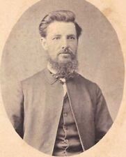 AUSTRALIA CDV PHOTO GENT IN BOW-TIE + JACKET by GEORGE GREGORY GOULBURN NSW 1865 picture