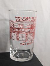 1958 Toms River, NJ Fire Company #2 Building Dedication Beer Glass Vintage Rare picture