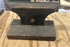 Antique Wooden Leather Worker’s Vise ? ~ Clamp Tool Primitive * Decor picture