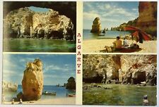 Algarve, Portugal Coast Photo Postcard, Vintage Unposted Card picture