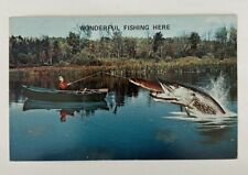 Postcard Wonderful Fishing Here G.R. Brown Posted 1980 picture