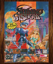 Shining Wisdom Working Designs RPG - Video Game Print Ad / Poster Promo Art 1996 picture
