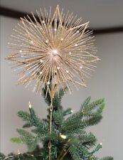 Balsam Hill Star Tree Topper Gold With Pearls NEW Model: Nicole Miller Starburst picture