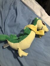 2011 Pokemon Center Servine Plush Stuffed Toy Doll Green Slight Tear At Neck picture