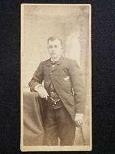 Oneonta New York NY Handsome Man Antique Cabinet Photo picture
