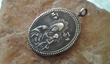ANTIQUE c.19th CENT. UKRAINIAN ORTHODOX MEDAL MOTHER OF GOD and SAINTS OF KYIV picture