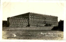 Sweden RPPC Stockholm Royal Palace Real Photo Post Card Vintage picture