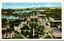 Postcard Birds Eye View University of Notre Dame near South Bend, Indiana picture