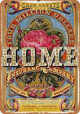 Metal Sign - 1871 Home Insurance Company - Vintage Look Reproduction picture