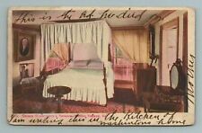  Washington's Bedroom Mount Vernon Va Postcard Antique picture