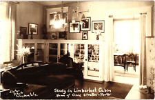 Limberlost Cabin Gene Stratton-Porter Geneva IN RPPC Real Photo Postcard 1925-42 picture