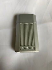 Ronson Jet Lite by Zippo Single Jet Torch Cigar Lighter - Silver Stripes - New picture