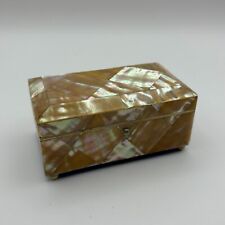 Antique Victorian Mother of Pearl Trinket Box MOP 2.5