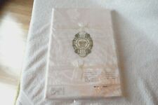 Vintage Hidaco PINK DAMASK 50 x 66 Inch Tablecloth-UNUSED-New Old Stock in Pkg picture
