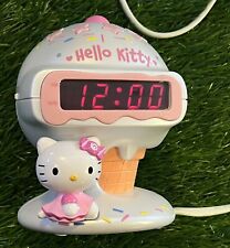 Hello Kitty Ice Cream Cone Clock Radio Alarm Clock 6
