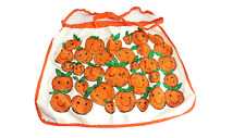 Vtg TERRY CLOTH SMILING ORANGES APRON=Tie at the Waist picture