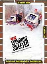 Metal Sign - 1968 Evinrude Skeeter Snowmobiles- 10x14 inches picture