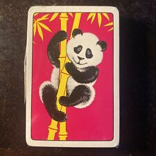 Vintage ARRCO Playing Cards Panda Bear New & Sealed (some damage to plastic wrap picture