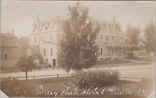 Geneva, NY: RPPC Torrey Park Hotel, vintage New York Real Photo Postcard picture