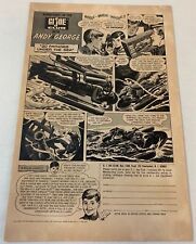 1967 GI JOE ad page ~ ANDY & GEORGE ~ 20 Fathoms Under The Sea ~ scuba frogman picture