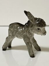 RARE GOEBEL WEST GERMANY  BEAUTIFUL SMALL DONKEY FINE QUALITY PORCELAIN-MINT picture