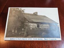 Postcard West Virginia RPPC Real Photo Fort Ashby Mineral County 1755 Building picture