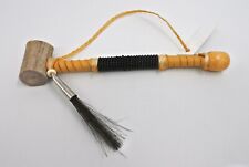 Native American Handcrafted ceremonial 6 inches Smokable Peace Pipe Blk 6 inch picture