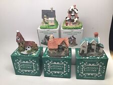 Vintage 1982-87 Lot of 5 Cornwall Cottage Collections I & II Porcelain Museum(24 picture
