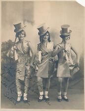 Antique Vaudeville Photo 1920's 7x9 - Signed by the Laurel Sisters Song & Dance picture