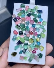 Multi Colour Tourmaline Rosecuts Lot,80 Pieces(110 Carats),anniversary Gift,DIY picture