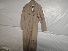 US Navy Nomex Flight Suit Coveralls Flyers Tan CWU-27 SIZE 44R (GOOD CONDITION) picture