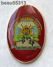 HARLEY OWNERS GROUP HOG 2000 MARYLAND-DELAWARE STATE RALLY VEST JACKET PIN  picture