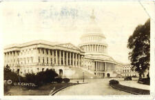 1937 RPPC Washington,DC U.S.Capitol District of Columbia Real Photo Post Card picture