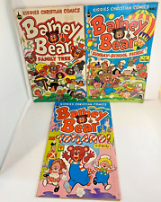 Barney Bear Kiddies Christian Comics by Al Hartley Lot of 3 Softcover Good  picture