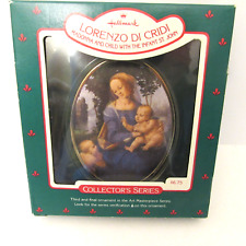 1986 Hallmark Lorenzo Di Cridi Madonna Child Infant St John Keepsake Ornament picture