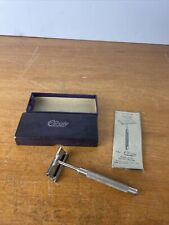 Vintage Double Action CHRISTY Safety Razor with Box & Instructions picture