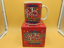 Vintage 1990s retirement coffee mug, 